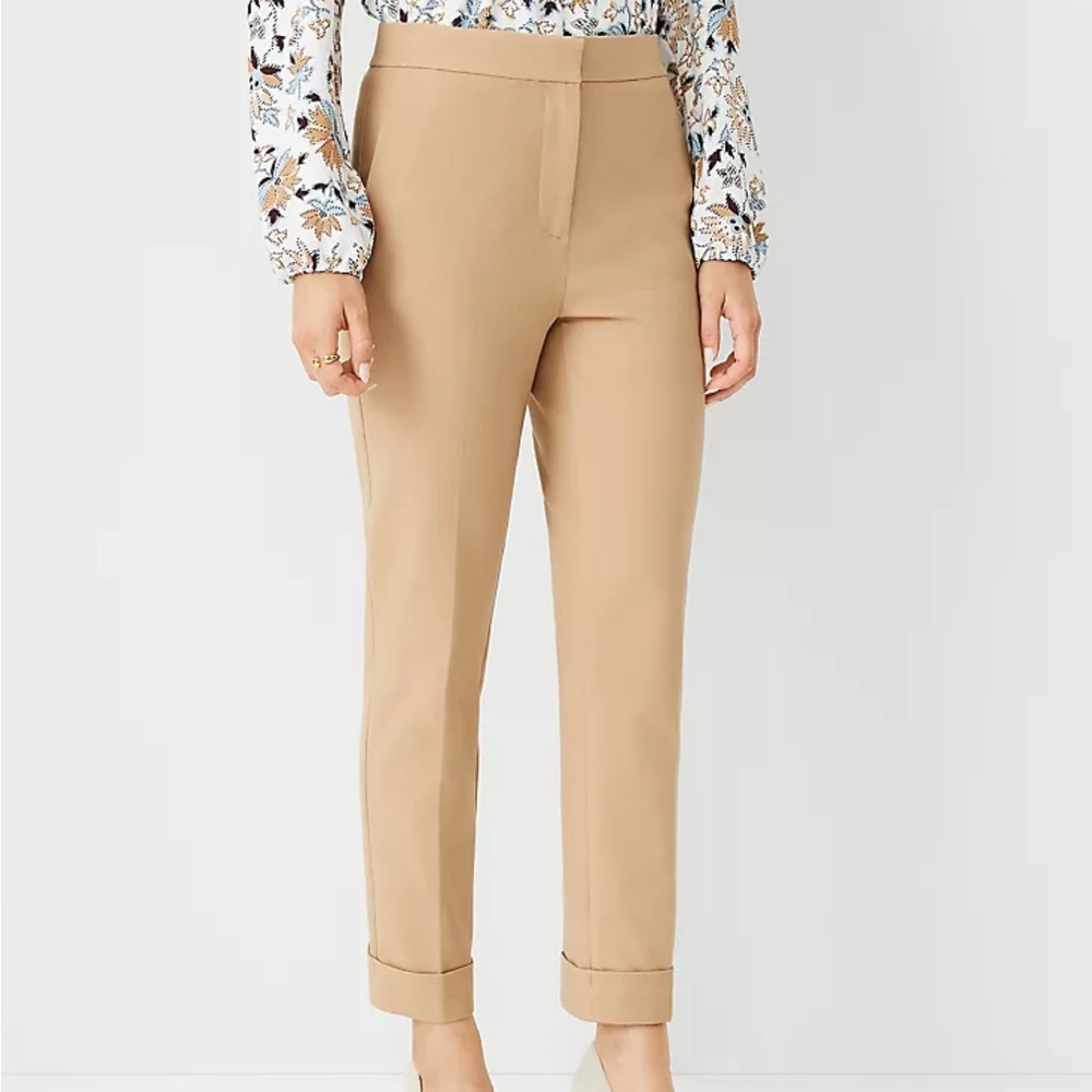 Ann Taylor Khaki Ankle Pants